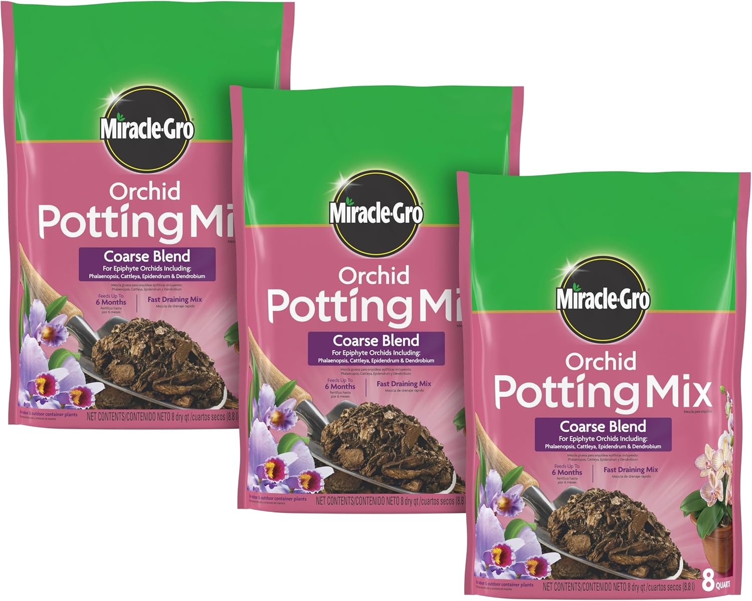 image:imageMiracleGro Indoor Potting Mix for Orchids 8 qt 2PackPotting Mix