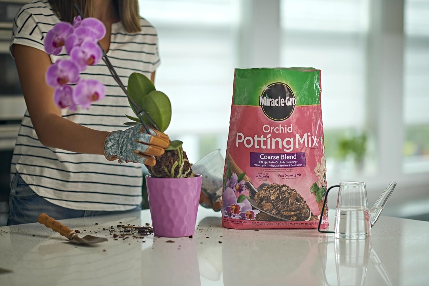 image:imageMiracleGro Indoor Potting Mix for Orchids 8 qt 2PackPotting Mix