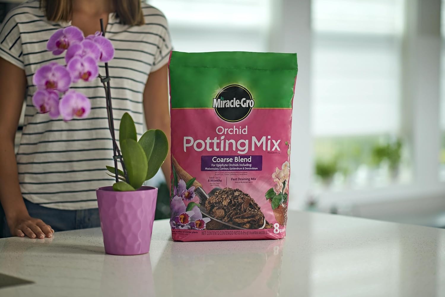 image:imageMiracleGro Indoor Potting Mix for Orchids 8 qt 2PackPotting Mix