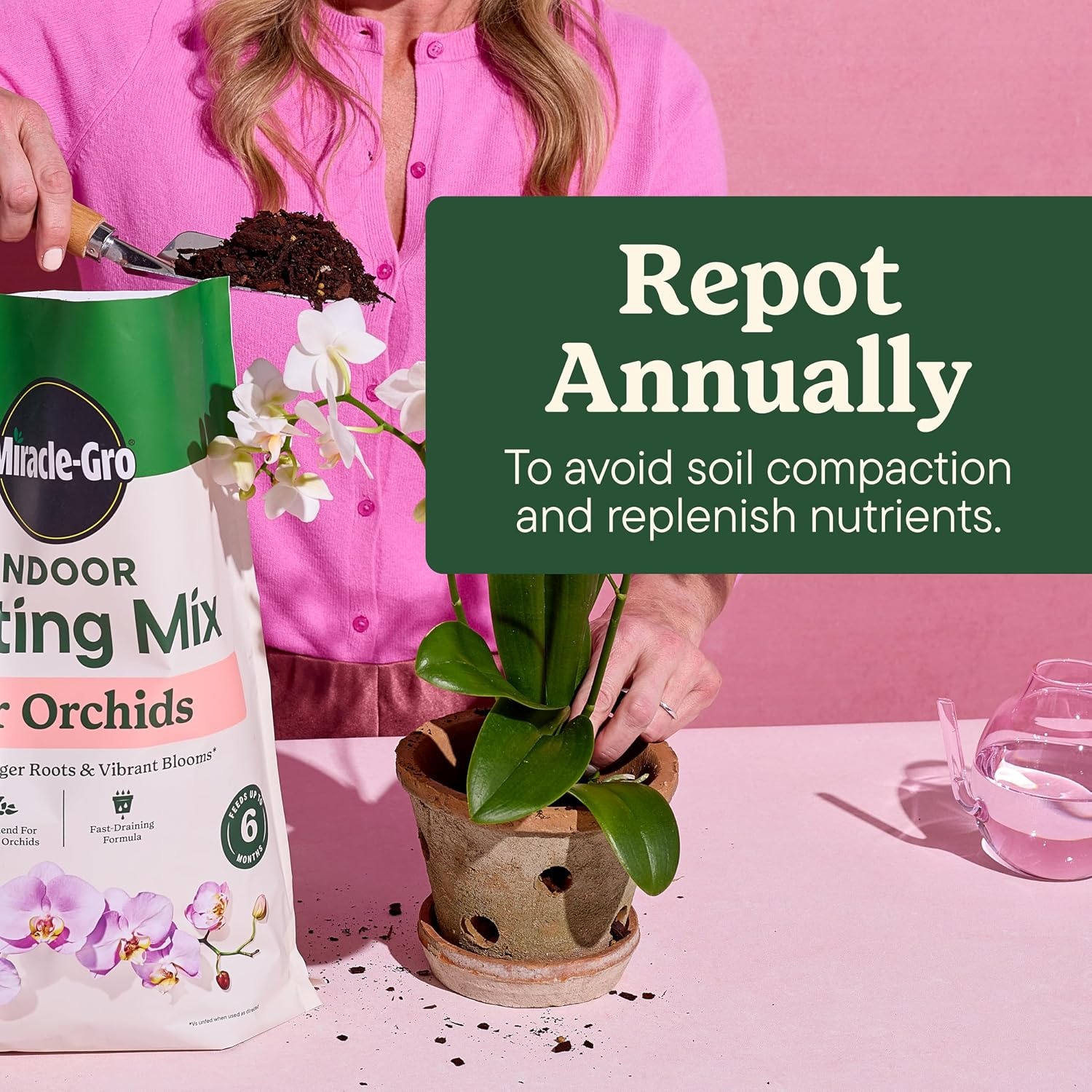 image:imageMiracleGro Indoor Potting Mix for Orchids 8 qt 2PackPotting Mix