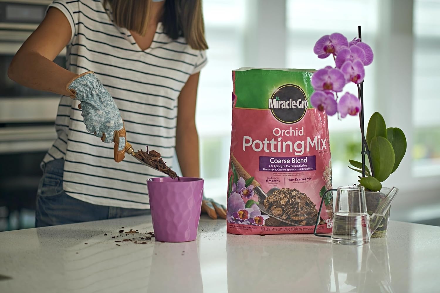 image:imageMiracleGro Indoor Potting Mix for Orchids 8 qt 2PackPotting Mix