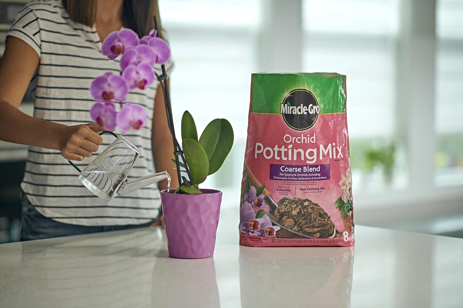 image:imageMiracleGro Indoor Potting Mix for Orchids 8 qt 2PackPotting Mix