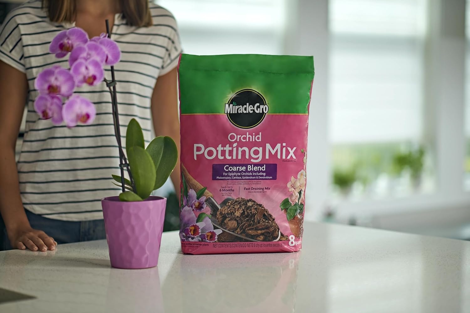image:imageMiracleGro Indoor Potting Mix for Orchids 8 qt 2PackPotting Mix