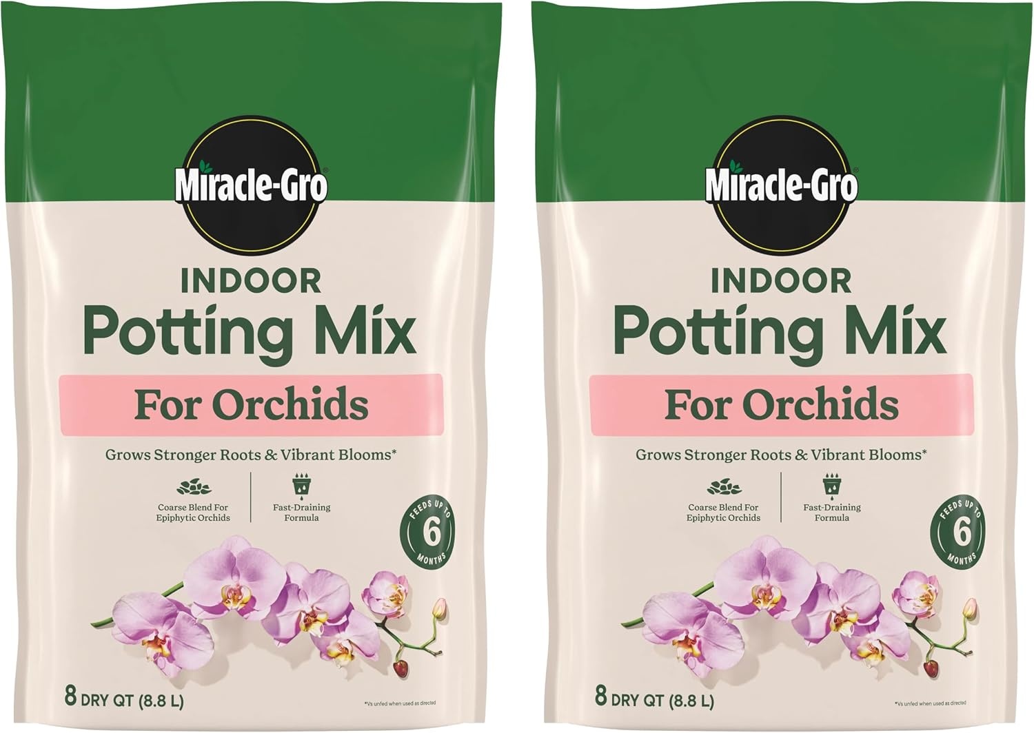 image:imageMiracleGro Indoor Potting Mix for Orchids 8 qt 2PackPotting Mix