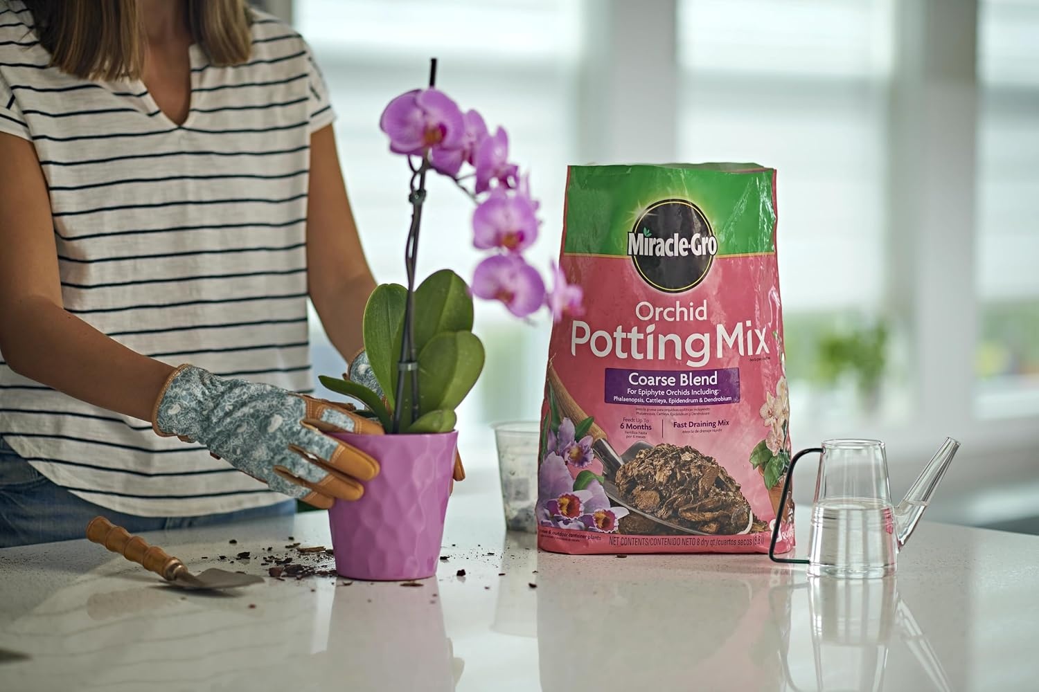 image:imageMiracleGro Indoor Potting Mix for Orchids 8 qt 2PackPotting Mix