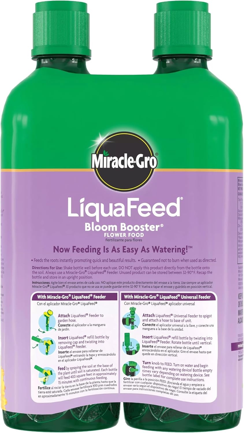 image:imageMiracleGro LiquaFeed All Purpose Plant Food Advance Starter KitRefill 2Pack