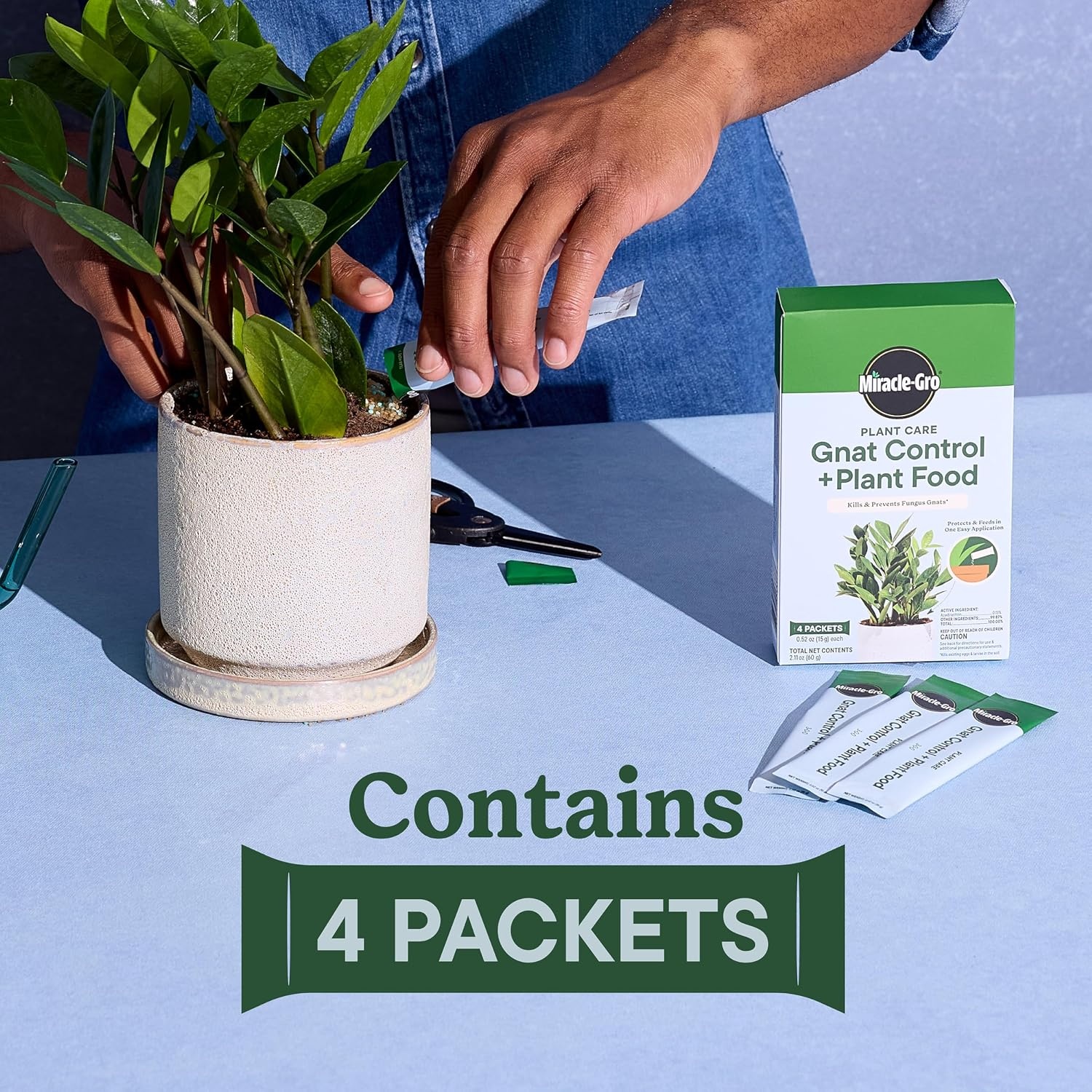 image:imageMiracleGro Plant Care Gnat Control Plant Food 4 PacketsGnat Control Plant Food