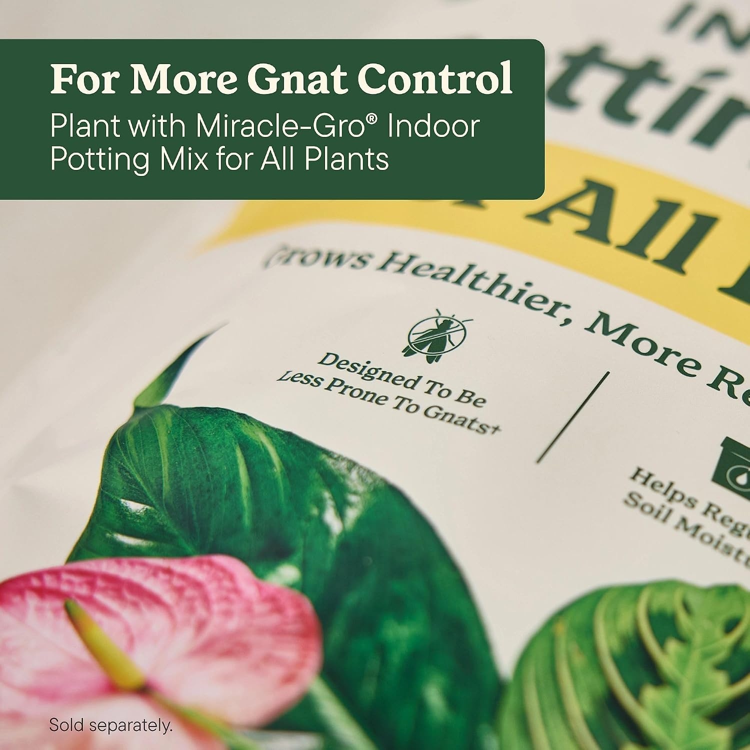 image:imageMiracleGro Plant Care Gnat Control Plant Food 4 PacketsLeaf Protect Shine