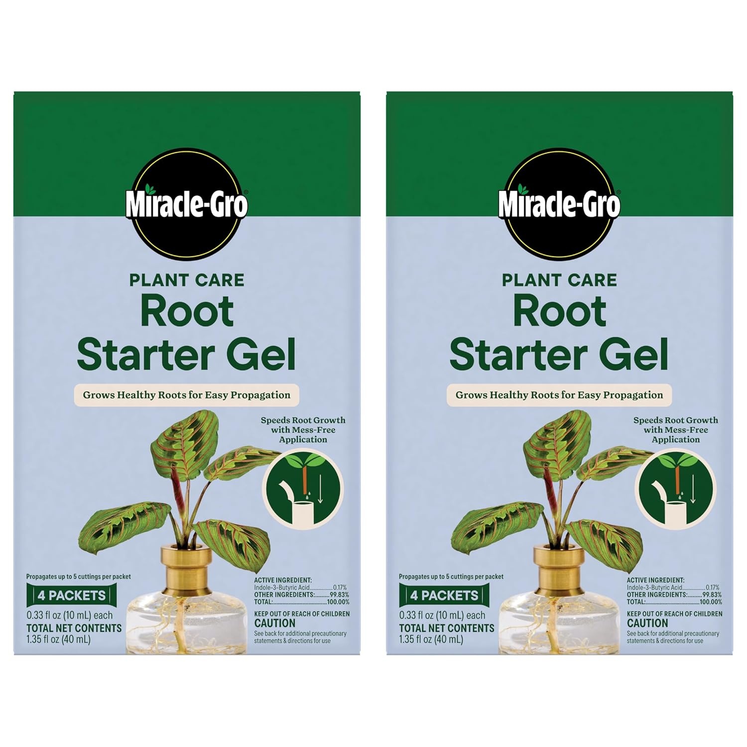 image:imageMiracleGro Plant Care Gnat Control Plant Food 4 PacketsRoot Starter Gel