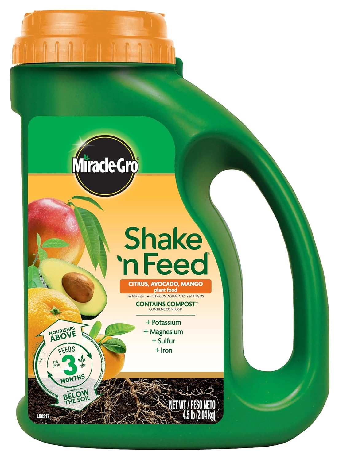 image:imageMiracleGro Shake N Feed All Purpose Plant Food 1 lb45 lb Pack of 6