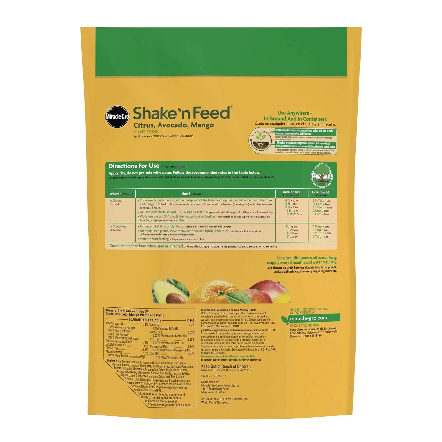 image:imageMiracleGro Shake N Feed All Purpose Plant Food 1 lb8 lb