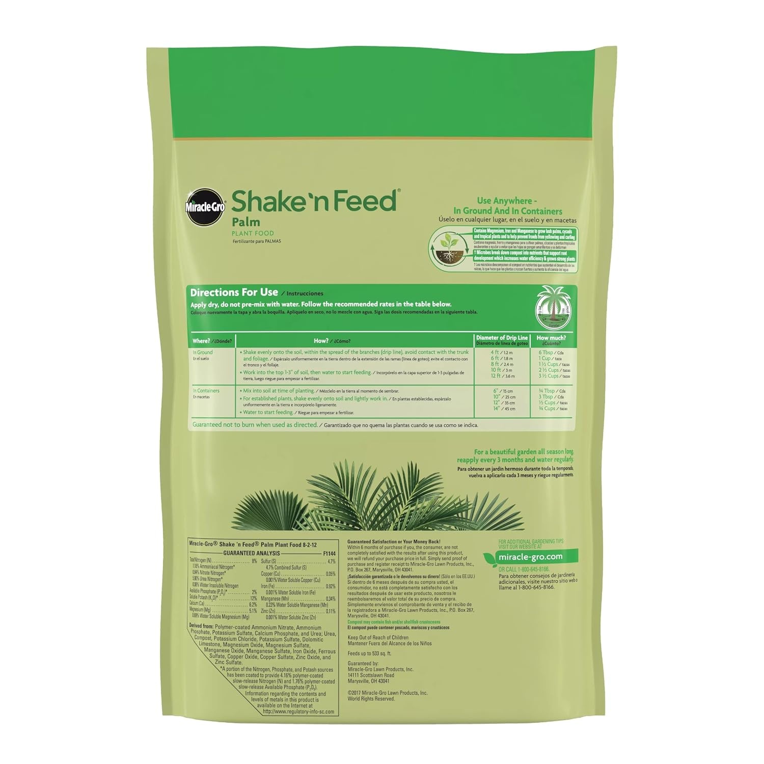 image:imageMiracleGro Shake N Feed All Purpose Plant Food 1 lb8 lb