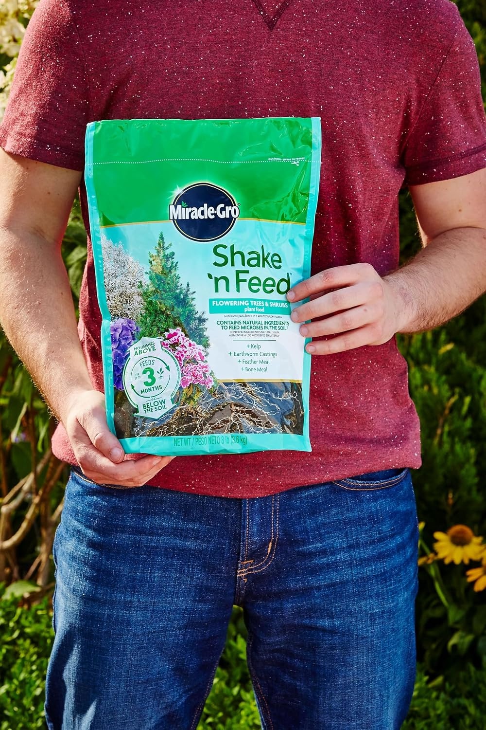 image:imageMiracleGro Shake N Feed All Purpose Plant Food 1 lb8 lb Pack of 4