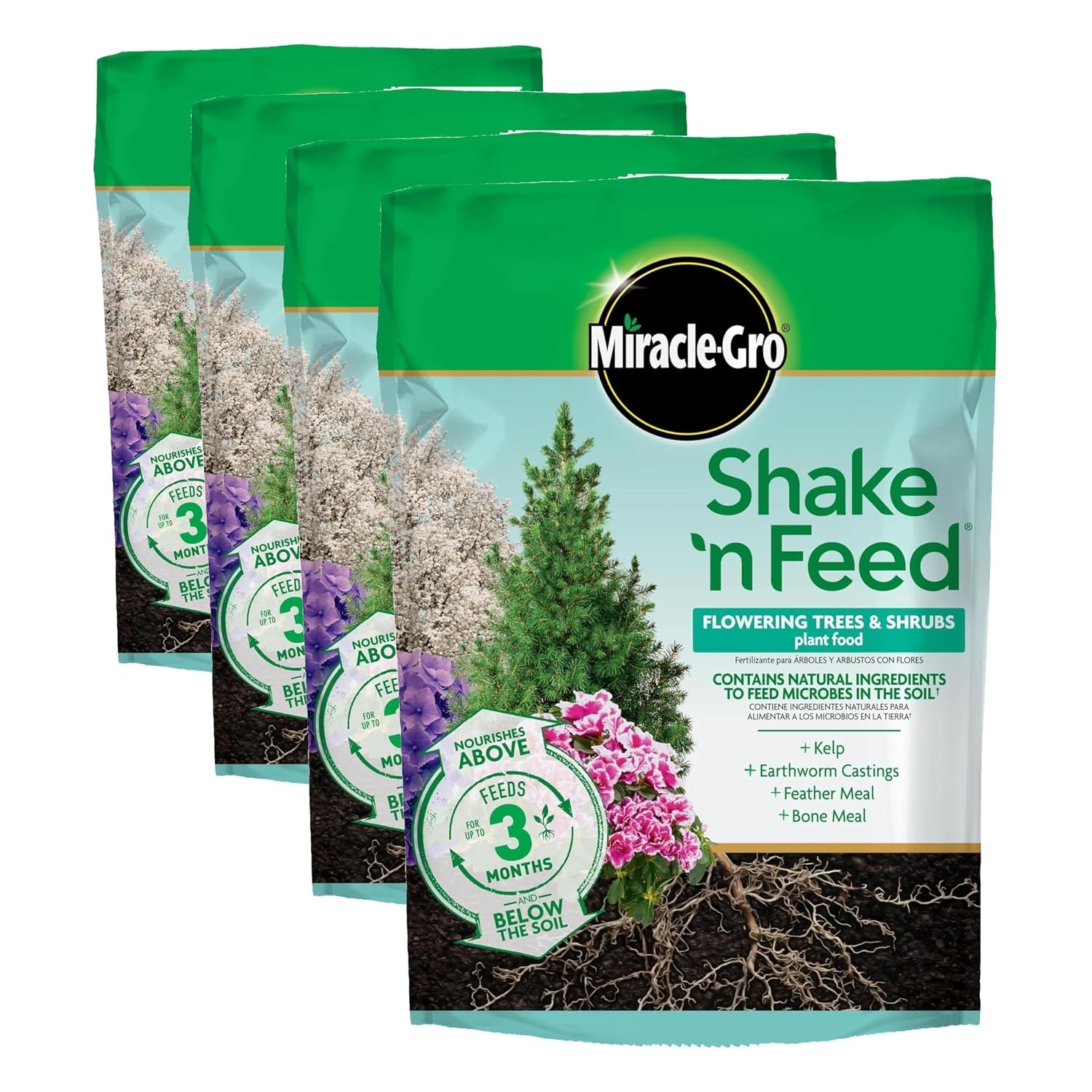 image:imageMiracleGro Shake N Feed All Purpose Plant Food 1 lb8 lb Pack of 4