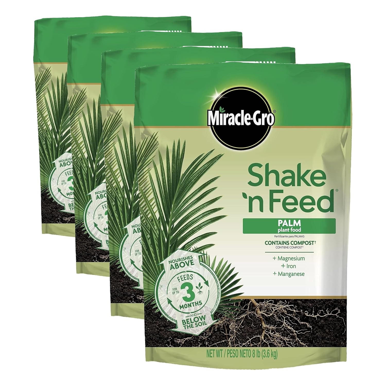image:imageMiracleGro Shake N Feed All Purpose Plant Food 1 lb8 lb Pack of 4
