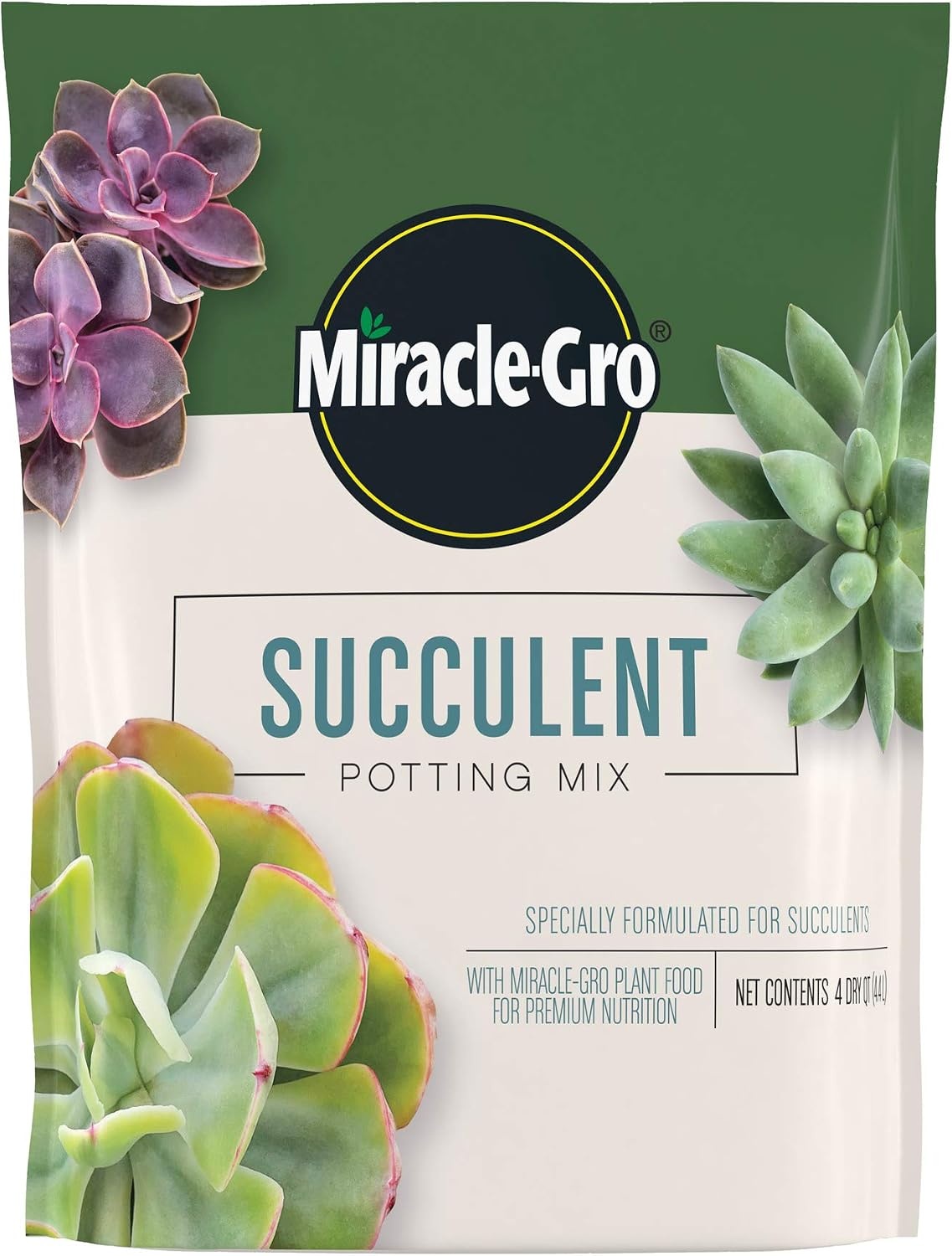 image:imageMiracleGro Succulent Potting Mix 4 qt1 Pack