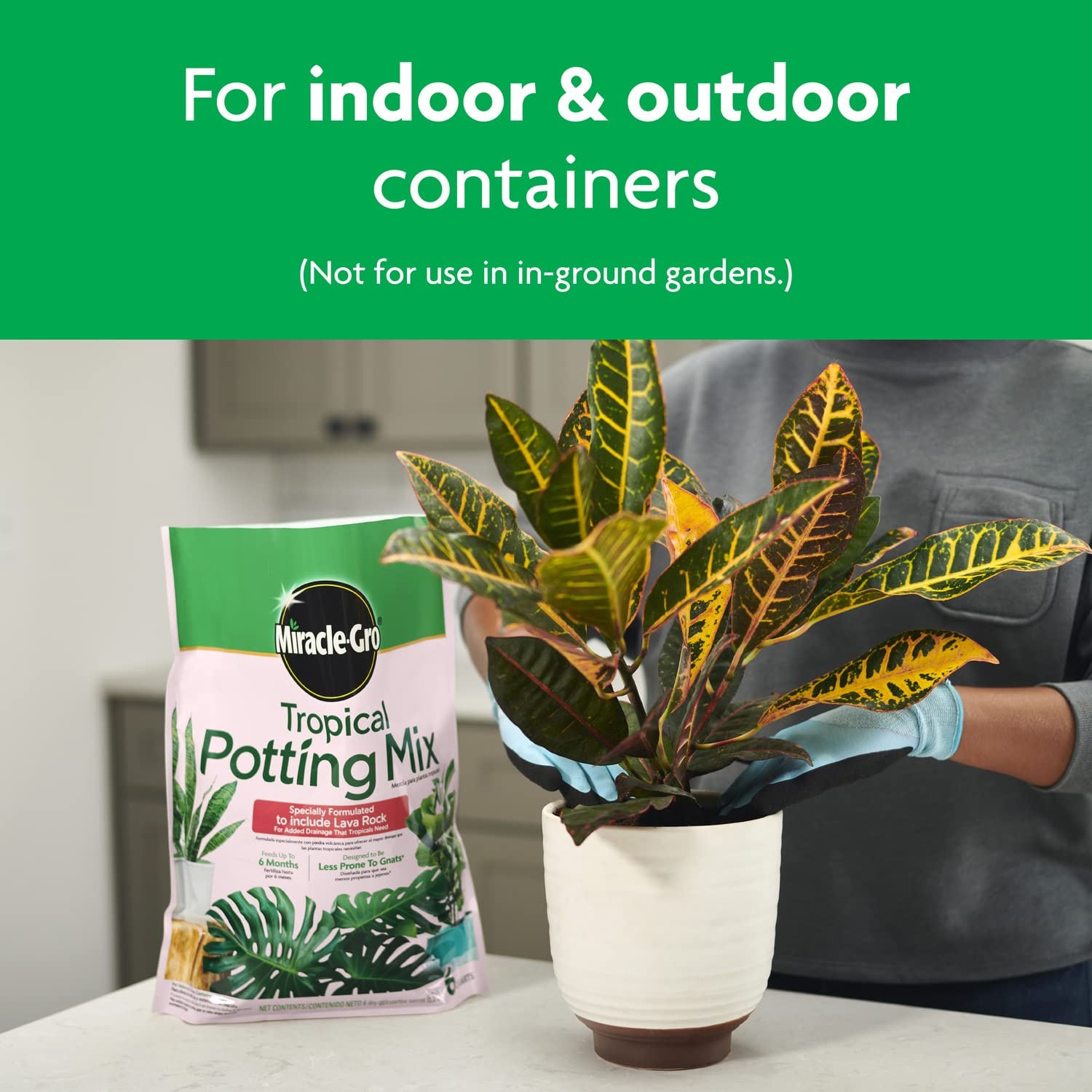 image:imageMiracleGro Tropical Potting Mix 6 qt 2Pack2 Pack