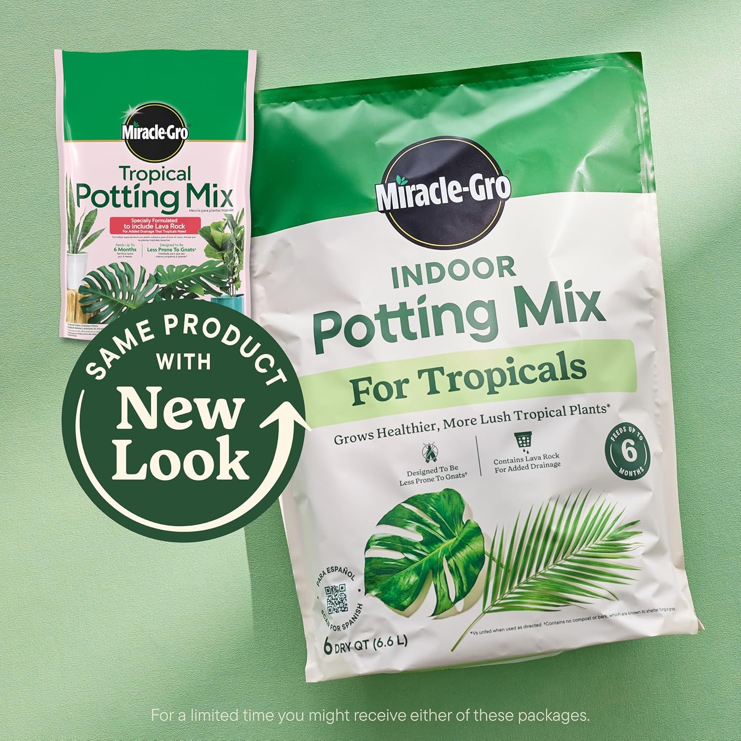 image:imageMiracleGro Tropical Potting Mix 6 qt 2Pack2 Pack