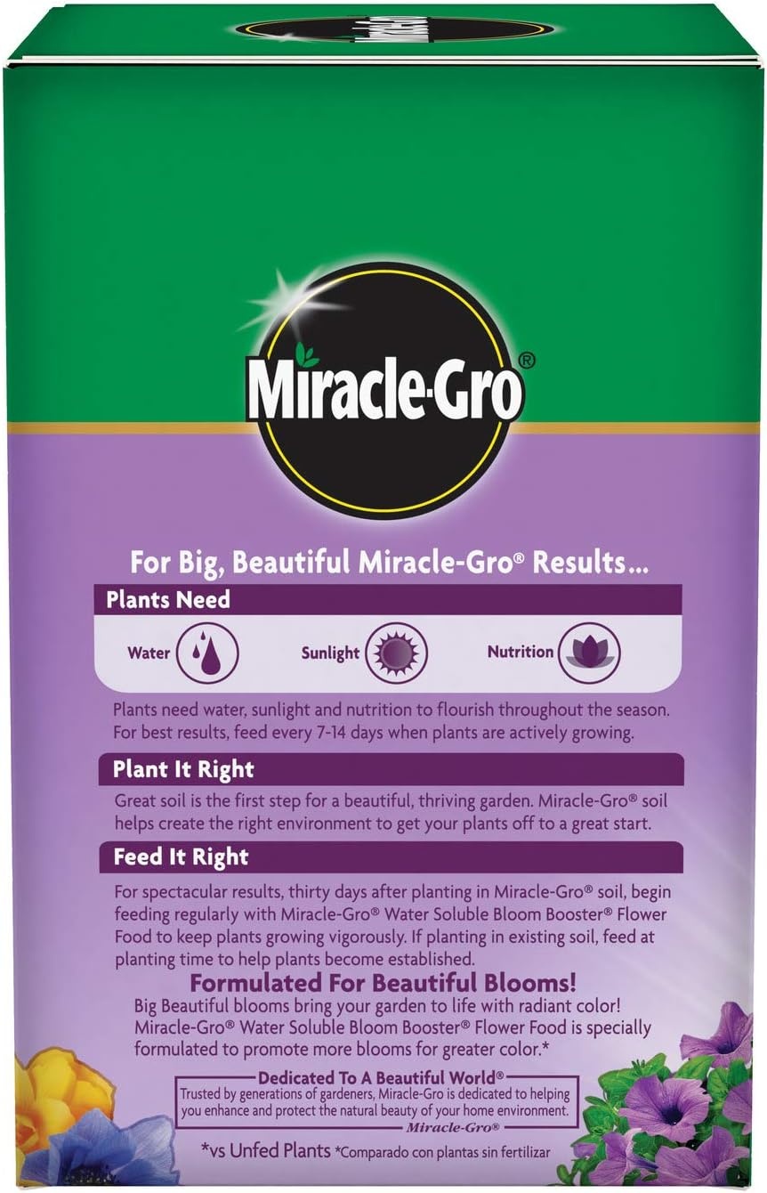 image:imageMiracleGro Water Soluble Bloom Booster Flower Food 55 lb15 lb