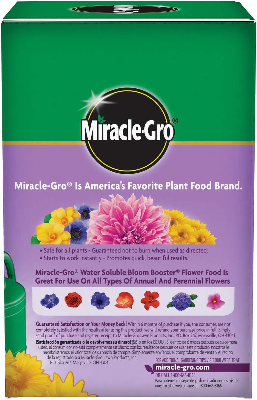 image:imageMiracleGro Water Soluble Bloom Booster Flower Food 55 lb15 lb