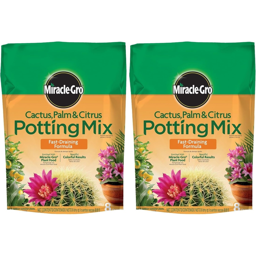 image:imageMiracleGro Cactus Palm amp Citrus Potting Mix 8 qt2Pack