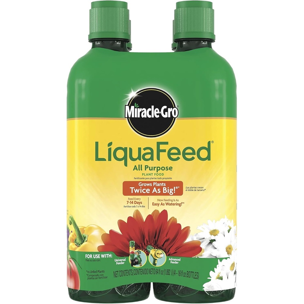 image:imageMiracleGro LiquaFeed All Purpose Plant Food Advance Starter KitRefill 4Pack