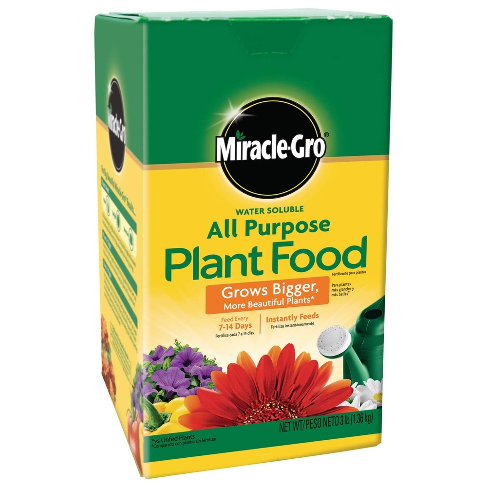 image:imageMiracleGro Water Soluble All Purpose Plant Food 3 lb3 lb