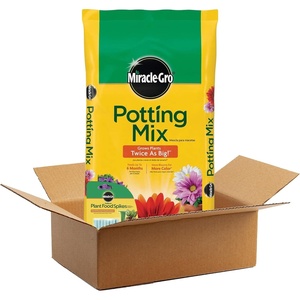 Miracle-Gro 2 Cu Ft Potting Mix and 24-Pack Indoor Plant Food Spikes(Potting Mix and Plant Food Bundle)