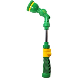 Miracle-Gro 9-Pattern Garden Hose Nozzle – Heavy-Duty, High-Pressure Hose Nozzle with Ergonomic Grip and Adjustable Spray Settings for Gardening, Cleaning, and Outdoor Use(6-Pattern Watering Wand – 17″)