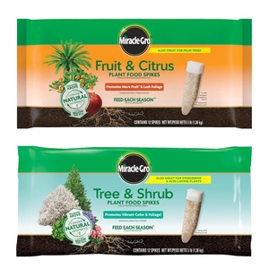 Miracle-Gro Fruit & Citrus Plant Food Spikes, 12 Spikes, 3 lb.(Bundle)
