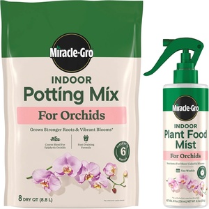 Miracle-Gro Indoor Potting Mix for Orchids, 8 qt. (2-Pack)(Plant Food Mist Bundle)