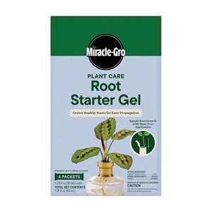 Miracle-Gro Plant Care Gnat Control + Plant Food, 4 Packets(Root Starter Gel)