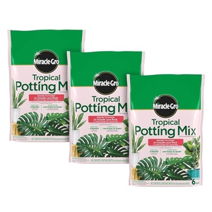 Miracle-Gro Tropical Potting Mix, 6 qt. (2-Pack)(3 Pack)
