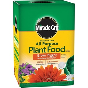 Miracle-Gro Water Soluble All Purpose Plant Food, 1.5 lb.(1.5 lb. (Pack of 6))