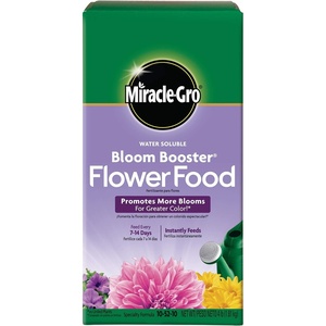 Miracle-Gro Water Soluble Bloom Booster Flower Food, 5.5 lb.(4 lb.)